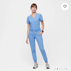 Women's Blue Zamora Jogger Scrub Pants